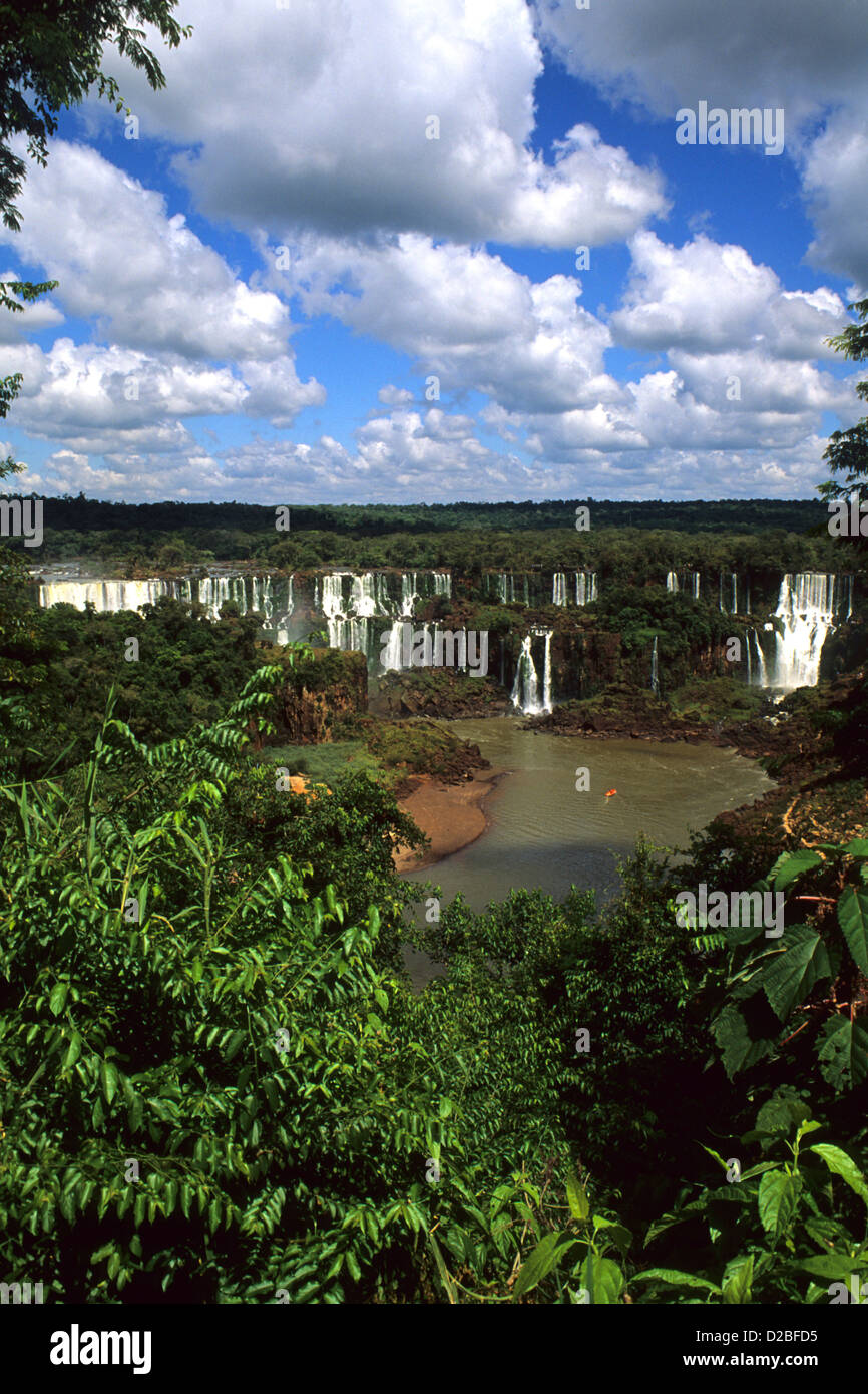 Brésil, Iguassu Falls Banque D'Images
