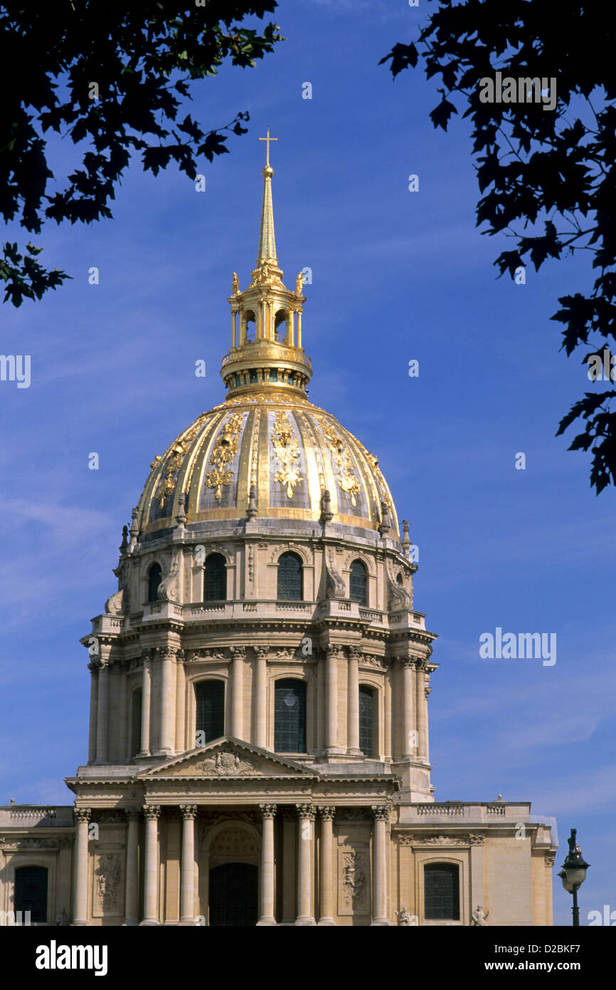 France, Paris, l'Hôtel des Invalides, à l'emplacement de le tombeau de Napoléon Banque D'Images