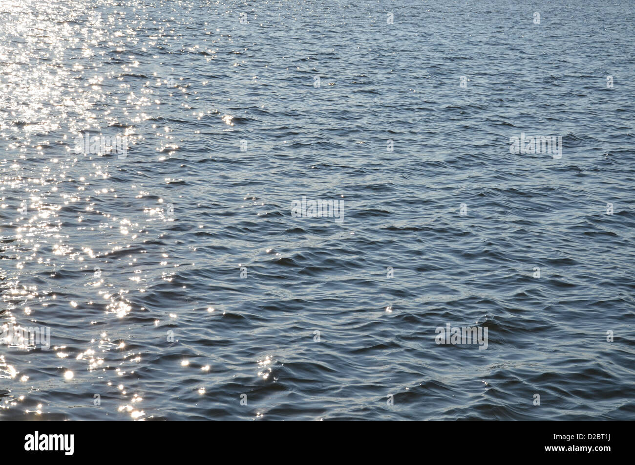 Que de l'eau et un peu de vagues Banque D'Images