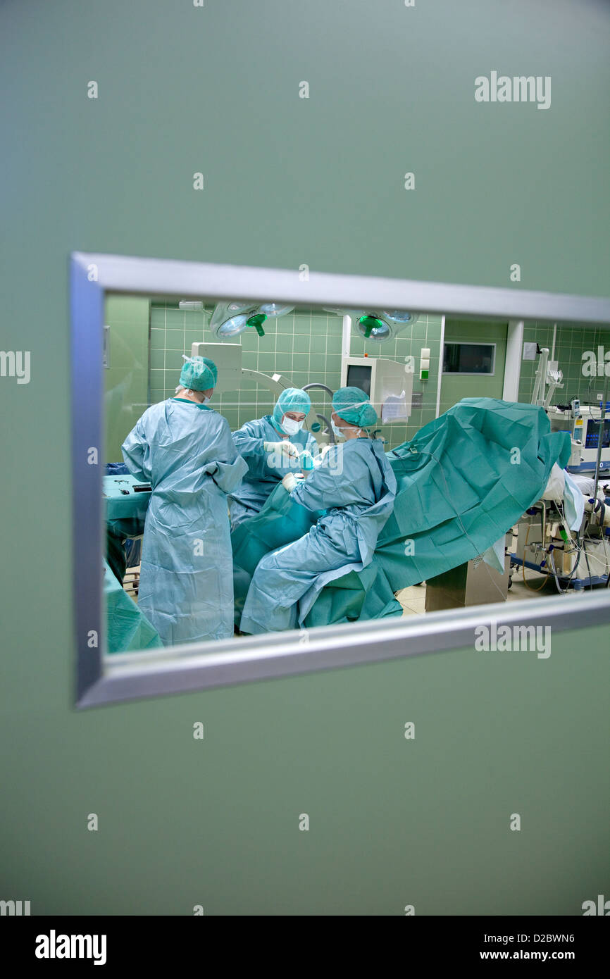 Essen, Allemagne, à l'hôpital, la chirurgie à pied Banque D'Images