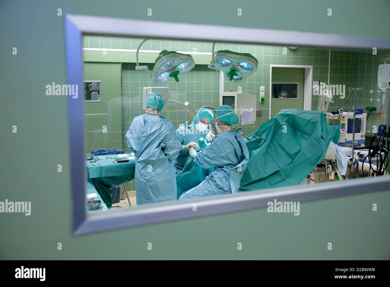Essen, Allemagne, à l'hôpital, la chirurgie à pied Banque D'Images