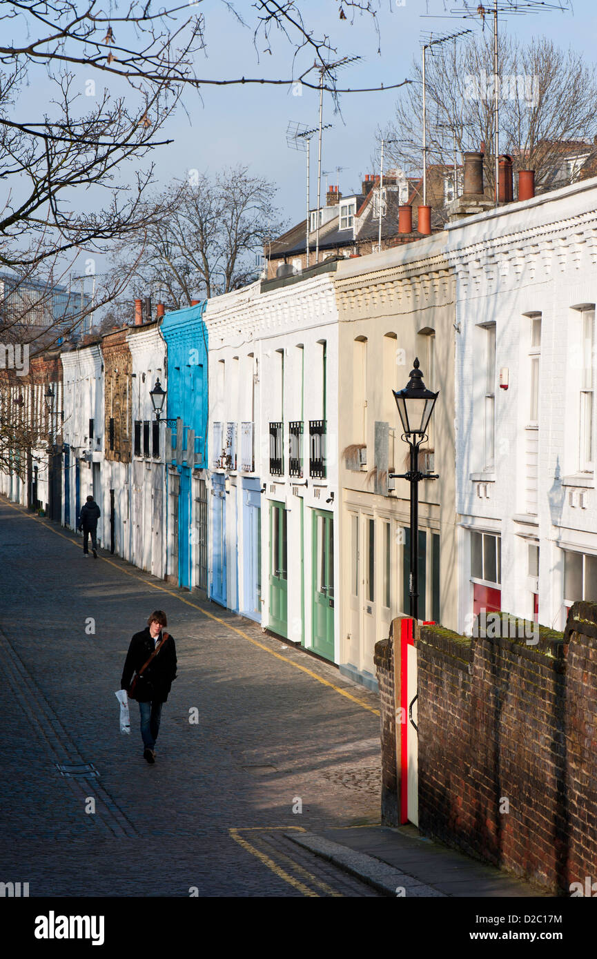 Hansard Mews, W14, Londres, Royaume-Uni Banque D'Images