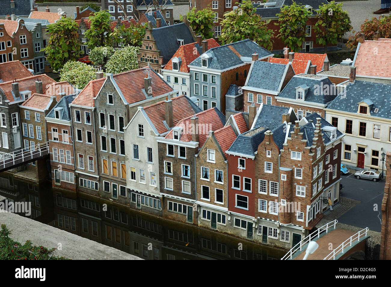 Miniature de Madurodam à la ville d'Amsterdam, Den Hag, Pays-Bas, Hollande, Europe Banque D'Images