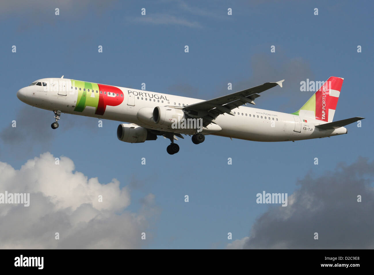 AIR PORTUGAL APPUYEZ SUR AIRBUS A321 Banque D'Images