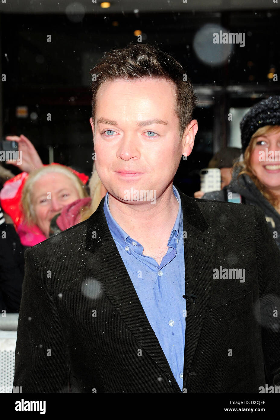 Stephen Mulhern arrivées sur le tapis rouge de Britain's Got Talent au London Palladium Banque D'Images