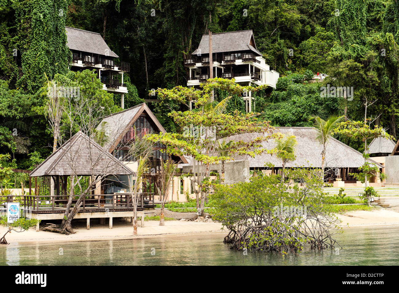 Gaya Island resort Sabah Malaisie Bornéo Banque D'Images