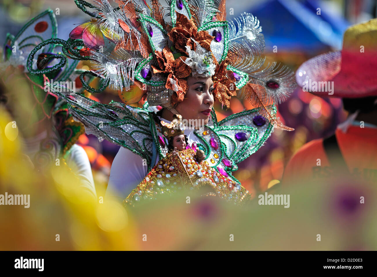 Reine Sinulog Philippines Cebu City Banque D'Images