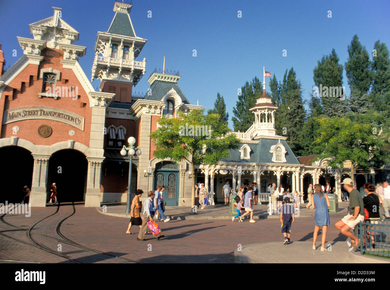 France, Ile-de-France. Disneyland Paris. Main Street, U.S.A. Banque D'Images