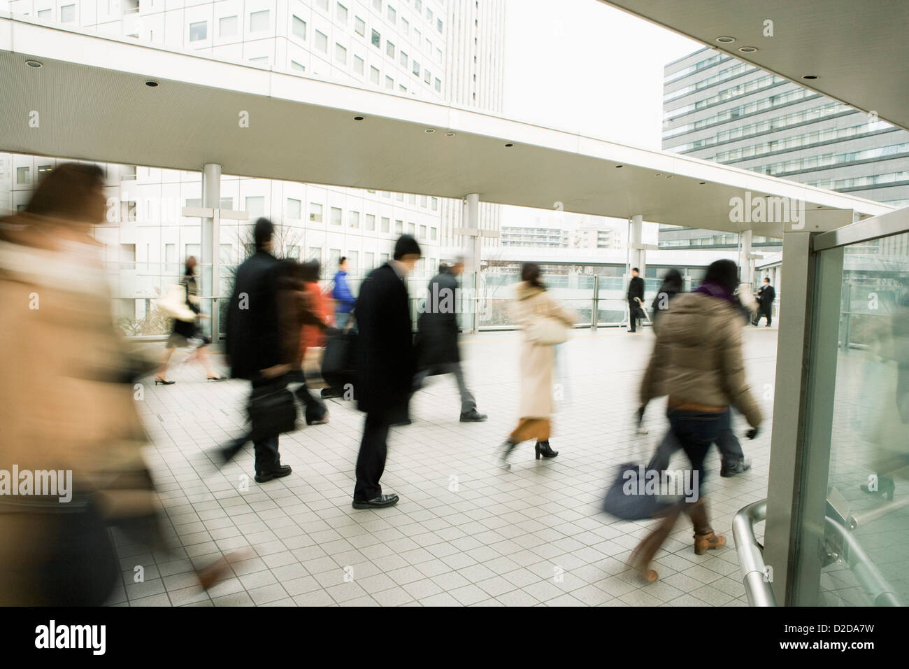 Les voyageurs en déplacement Banque D'Images