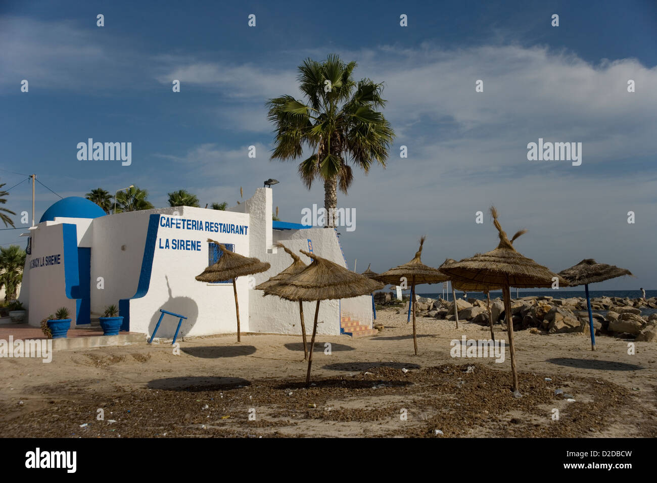 Côte en Port El Kantaoui près de Sousse en Tunisie Banque D'Images