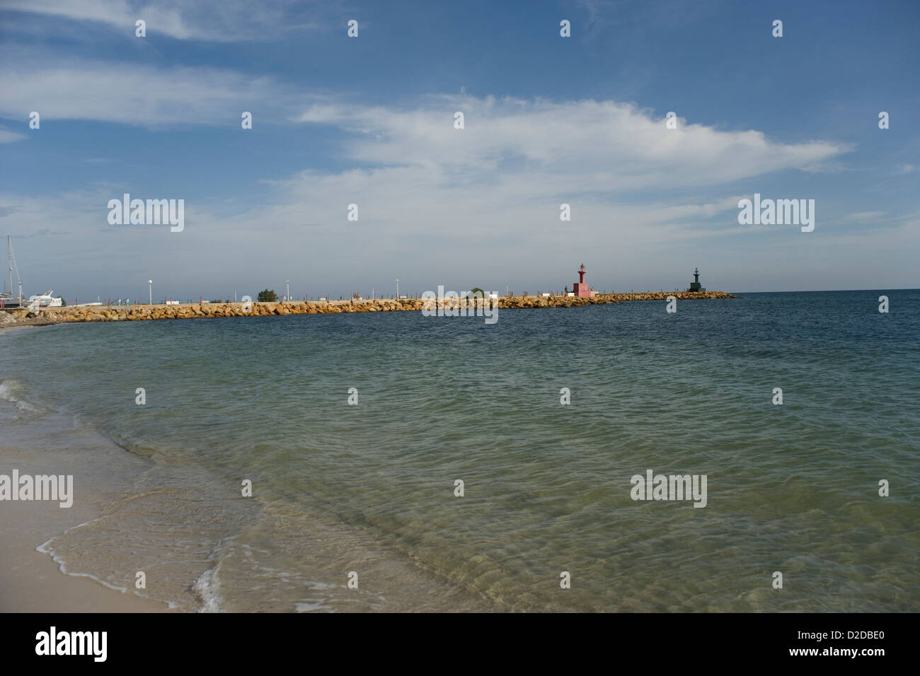 Port El Kantaoui près de Sousse en Tunisie Banque D'Images