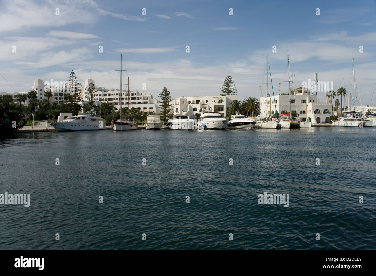 Port El Kantaoui près de Sousse en Tunisie Banque D'Images