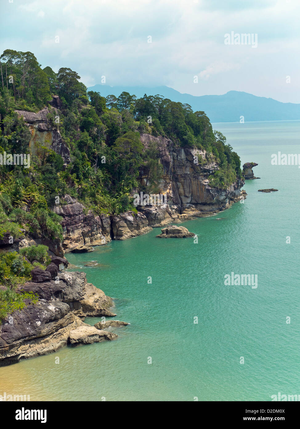 La Malaisie, Bornéo, l'État de Sarawak, parc national de Bako Banque D'Images