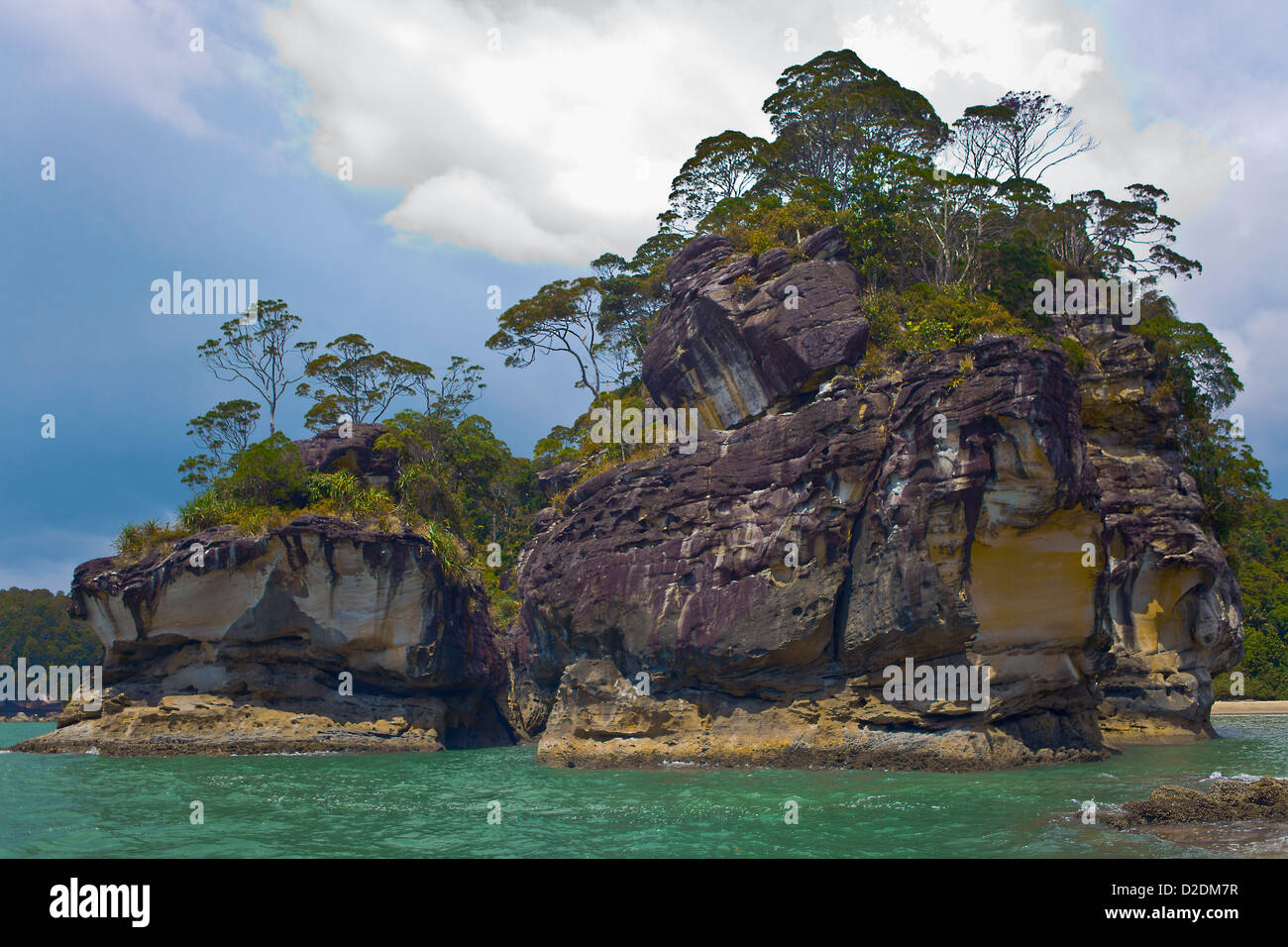 La Malaisie, Bornéo, l'État de Sarawak, parc national de Bako Banque D'Images