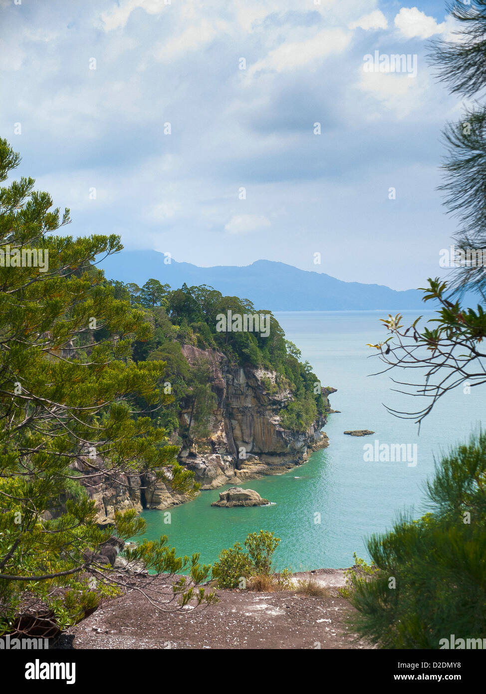 La Malaisie, Bornéo, l'État de Sarawak, parc national de Bako Banque D'Images