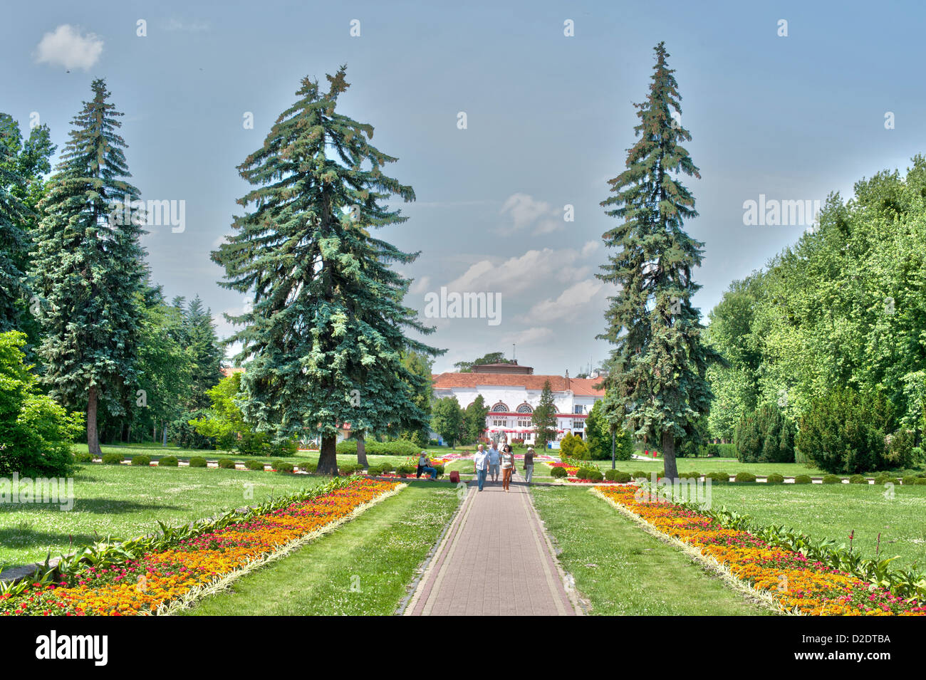 Park in health resort Banque D'Images