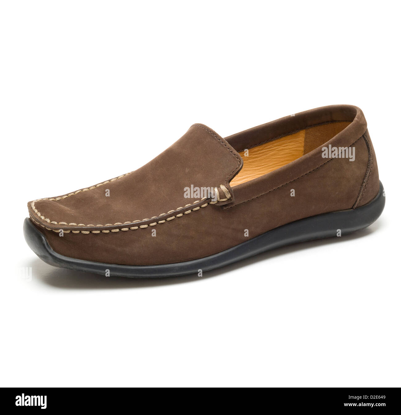 AM Mocassins brun style d\u00e9contract\u00e9 Chaussures Mocassins 
