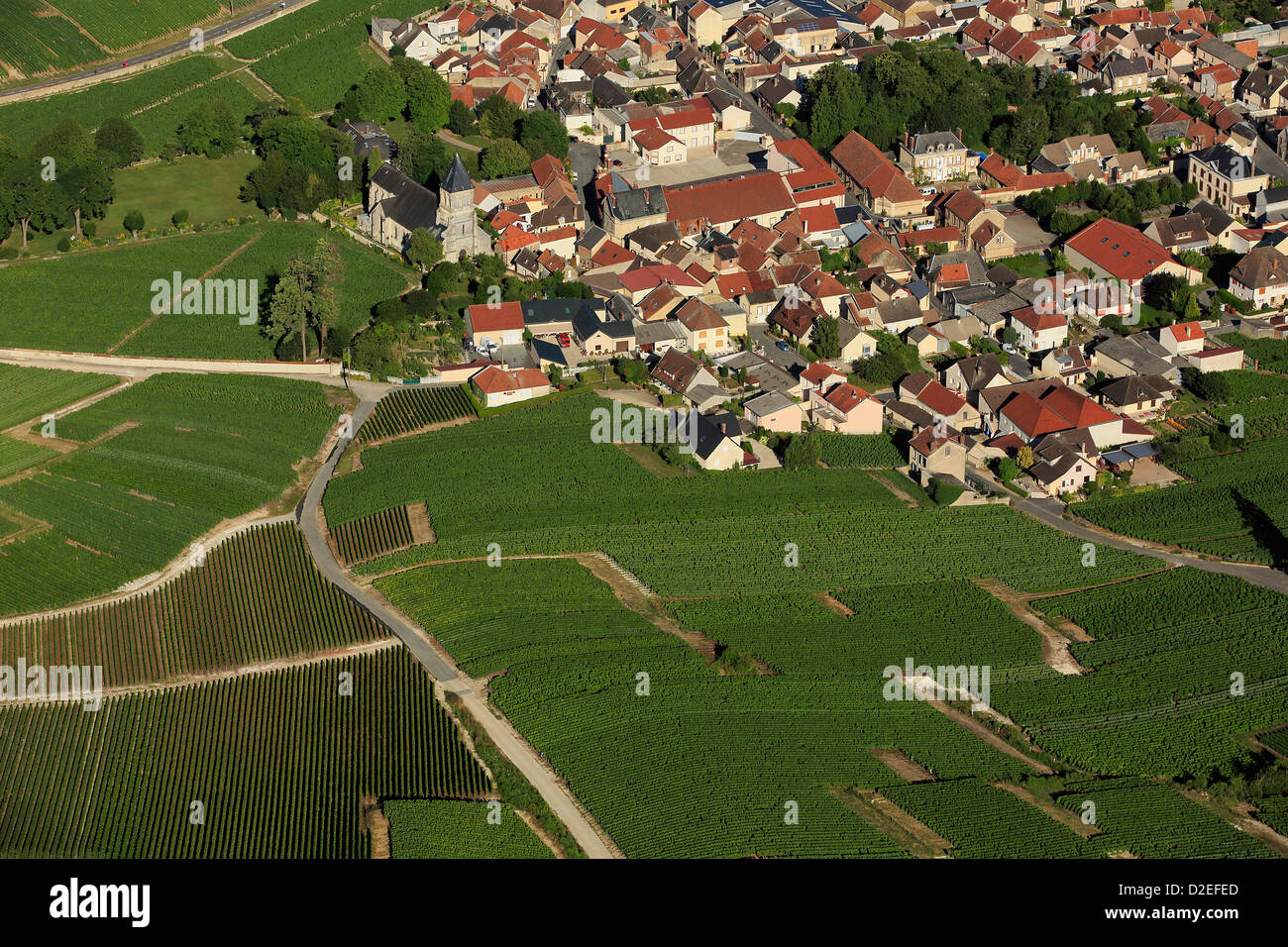 ATHP1-0064-51 - LE MESNIL-SUR-OGER - Vue générale aérienne