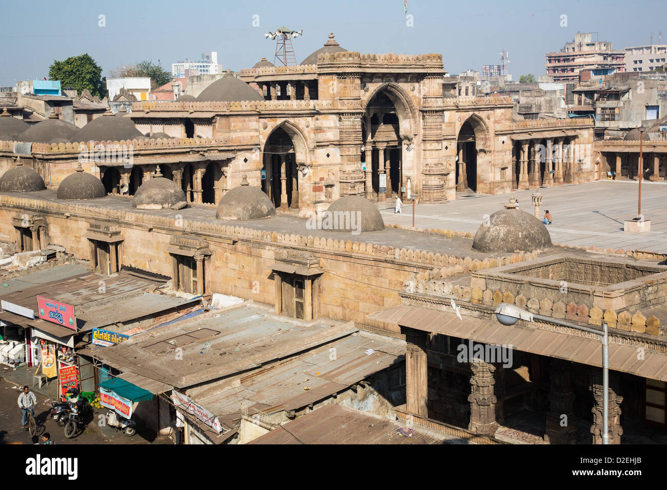 Jama Masjid, Ahmedabad, Gujarat, Inde Banque D'Images