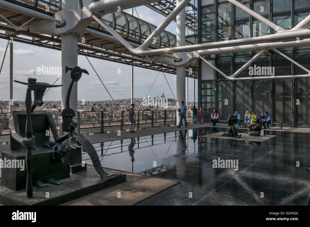 Centre Georges Pompidou, Paris, France Banque D'Images
