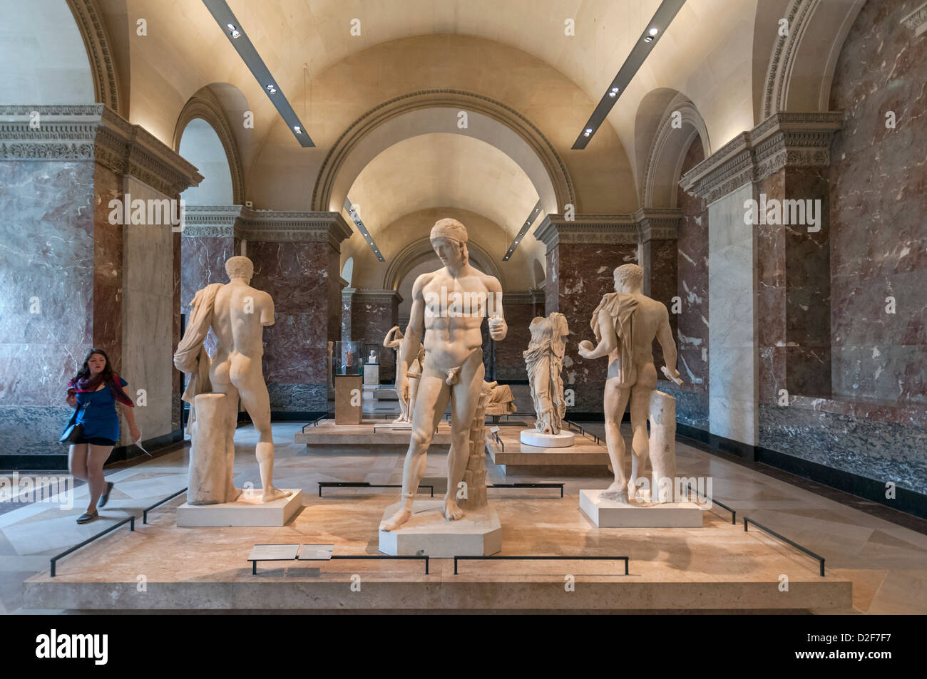 Musée du Louvre à Paris, France Banque D'Images