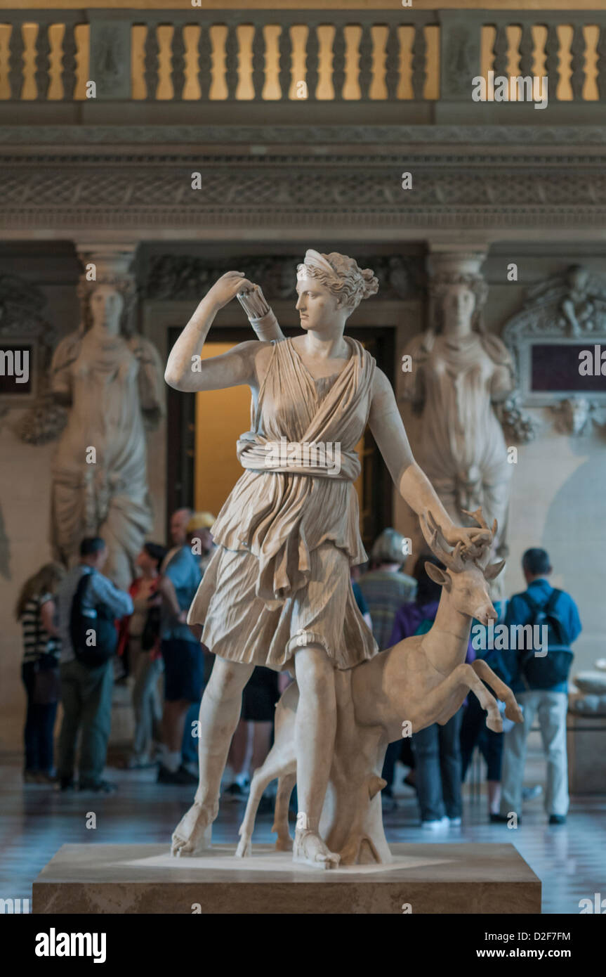 Musée du Louvre à Paris, France Banque D'Images