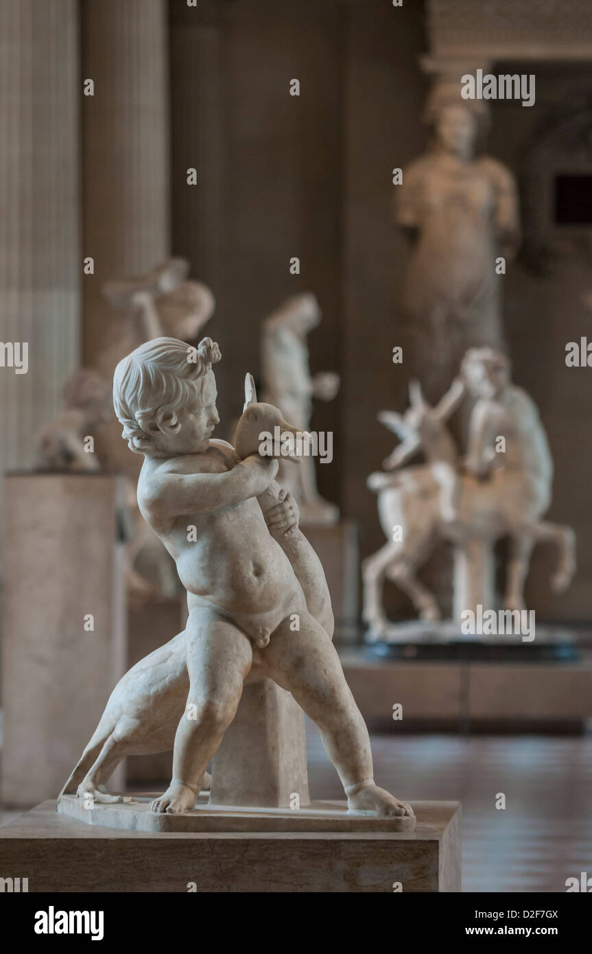 Musée du Louvre à Paris, France Banque D'Images