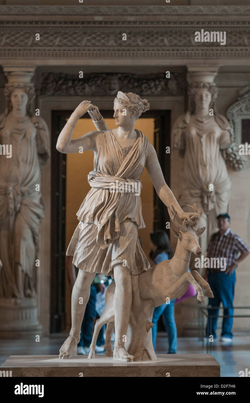 Musée du Louvre à Paris, France Banque D'Images