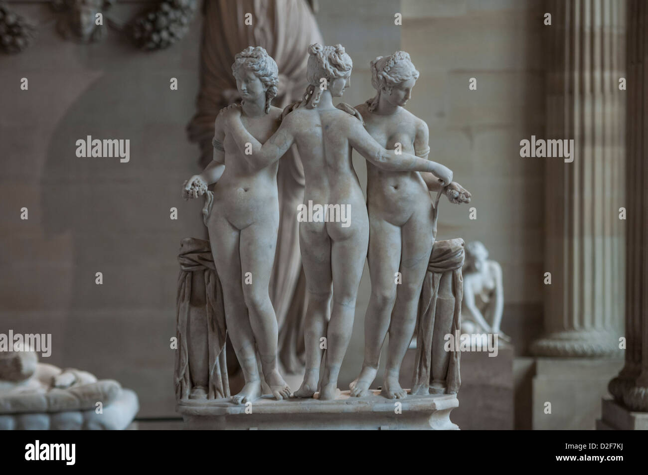 Musée du Louvre à Paris, France Banque D'Images