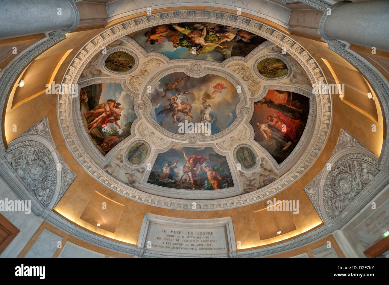 Musée du Louvre à Paris, France Banque D'Images