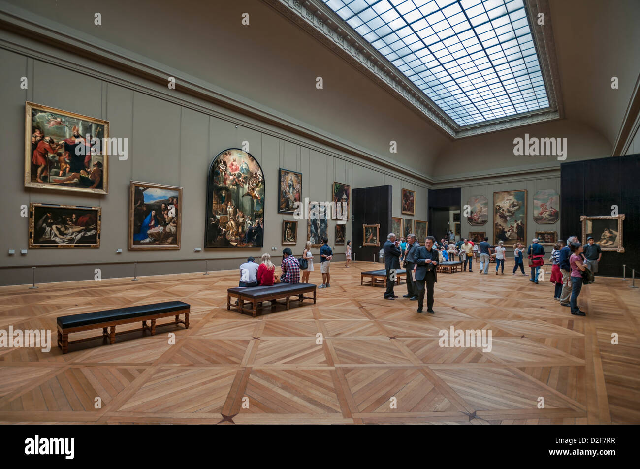 Musée du Louvre à Paris, France Banque D'Images