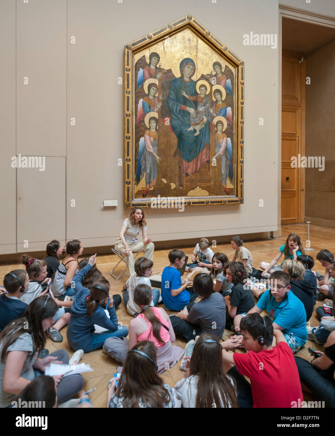 Musée du Louvre à Paris, France Banque D'Images