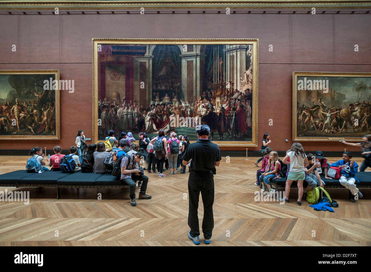 Musée du Louvre à Paris, France Banque D'Images