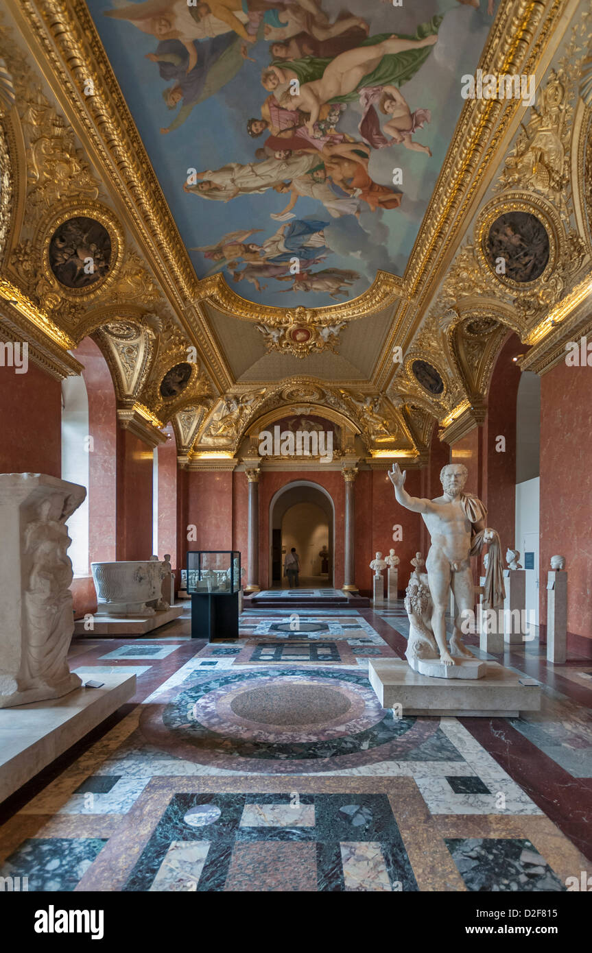 Musée du Louvre à Paris, France Banque D'Images