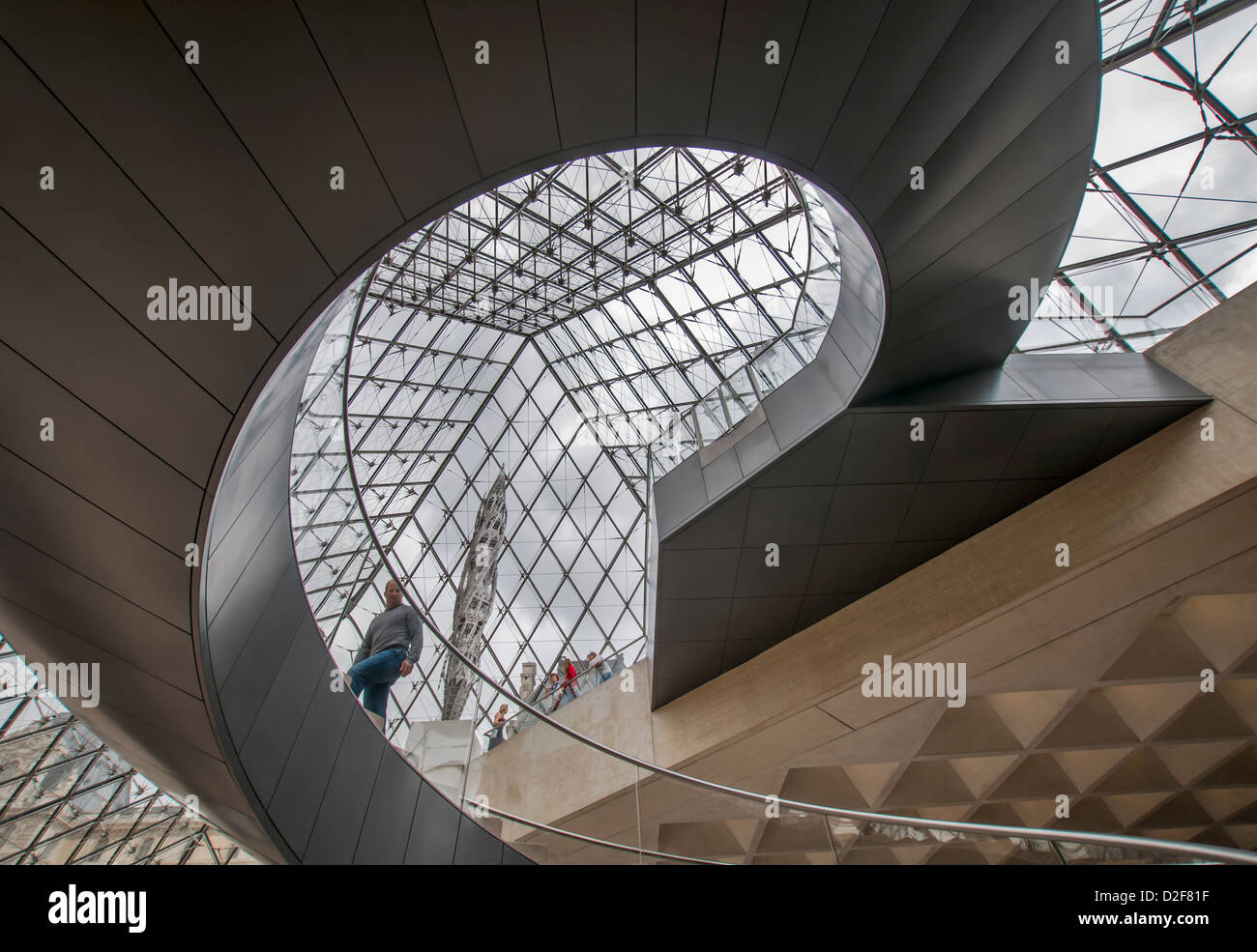 Musée du Louvre à Paris, France Banque D'Images