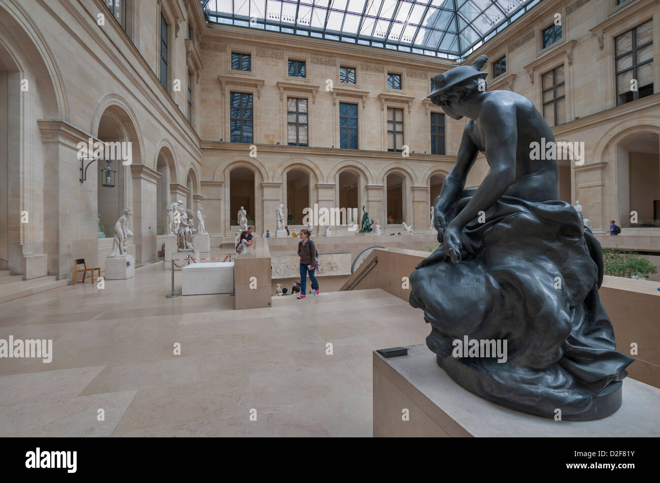 Musée du Louvre à Paris, France Banque D'Images