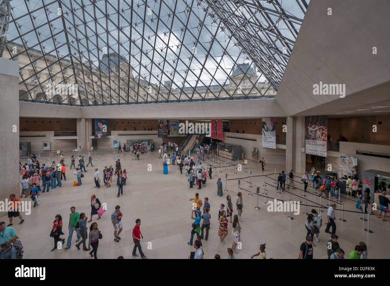 Musée du Louvre à Paris, France Banque D'Images