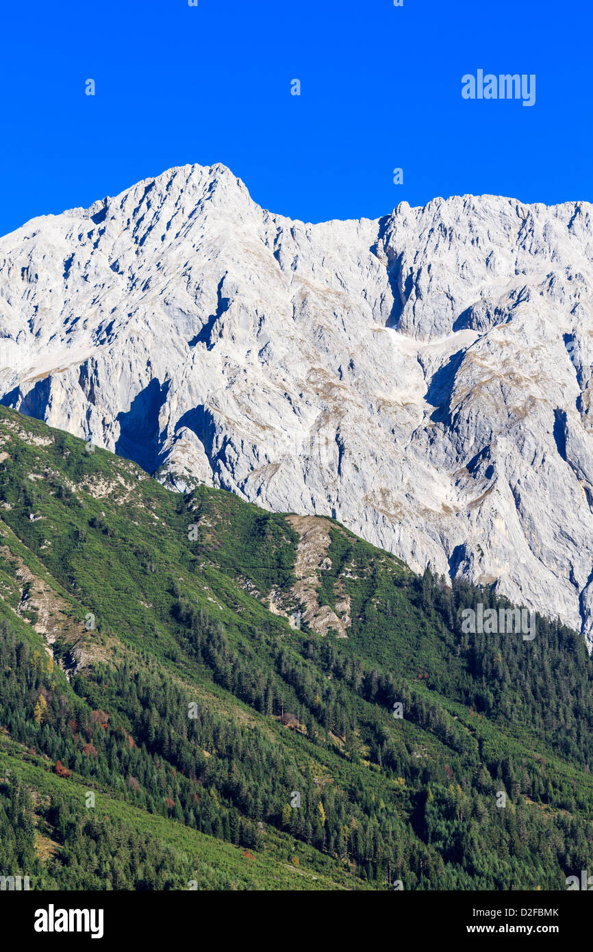 Gamme de montagne dans les Alpes européennes Banque D'Images