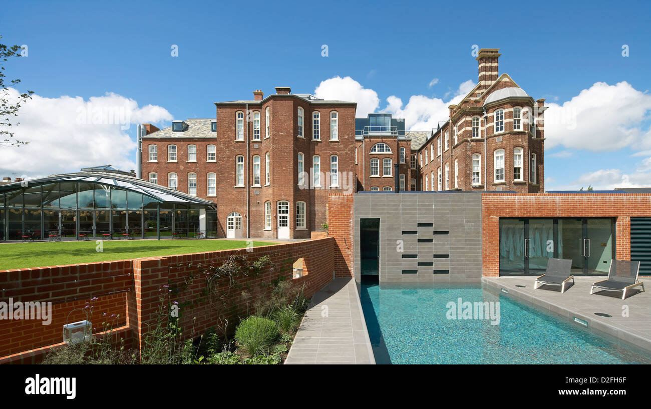 Madeleine Chapter House, Exeter, Royaume-Uni. Architecte : Feilden Clegg Bradley Studios s.r.l., 2012. Banque D'Images