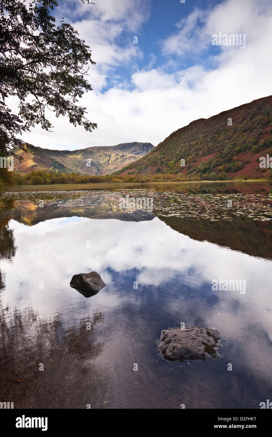Frères de l'eau dans le parc national de Lake District. Banque D'Images