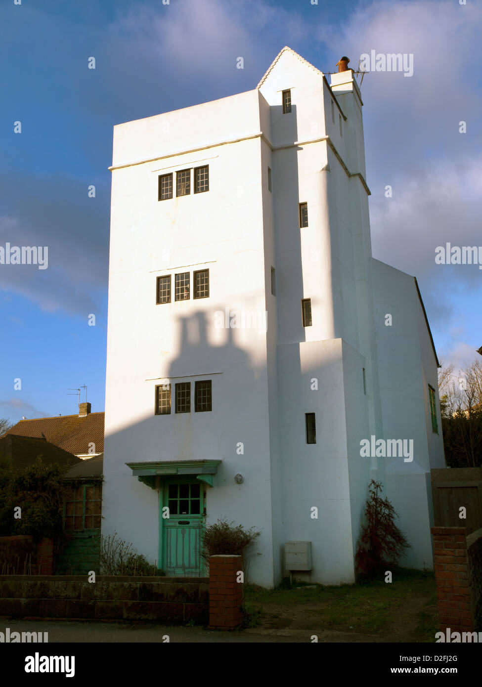 La tour blanche à Bognor Regis, conçu par l'architecte John Hawes Banque D'Images