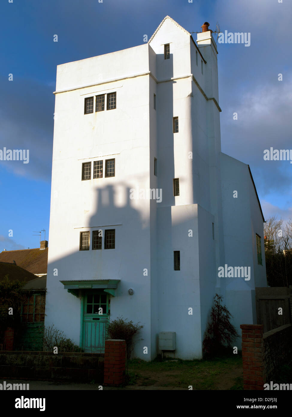 La tour blanche à Bognor Regis, conçu par l'architecte John Hawes Banque D'Images