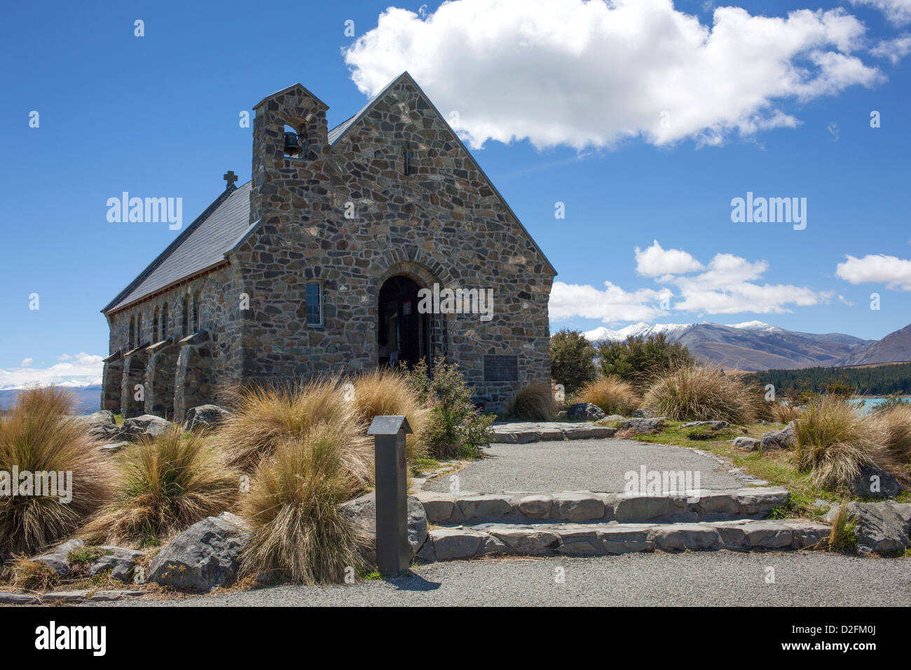 Église du Bon Pasteur le Lac Tekapo, Mount Cook National Park Banque D'Images