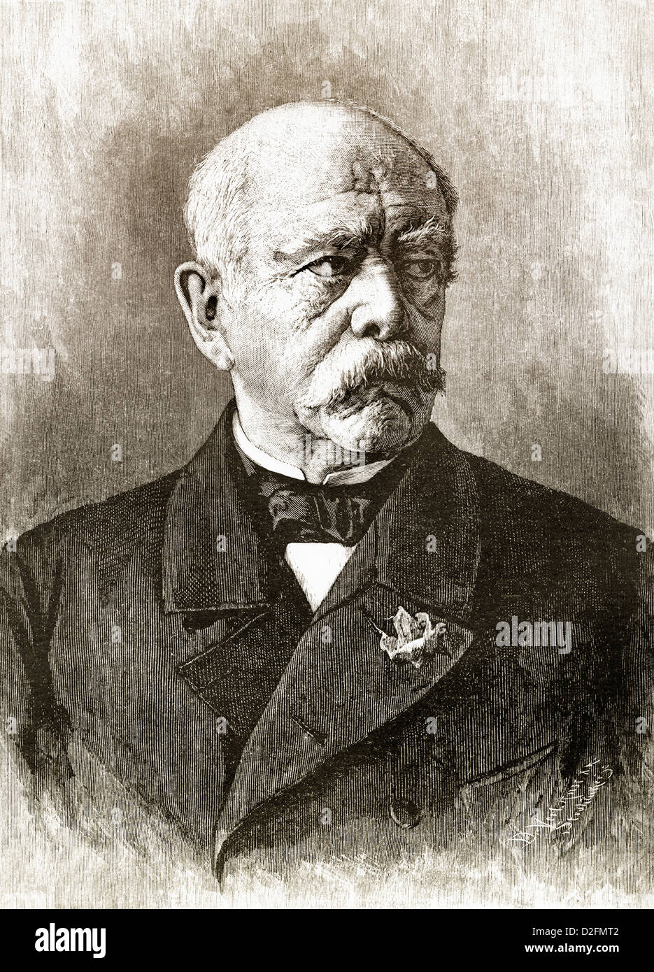 Prix du Bismarck, 1815-1898, Premier Ministre de Prusse et premier chancelier de l'Empire allemand Banque D'Images