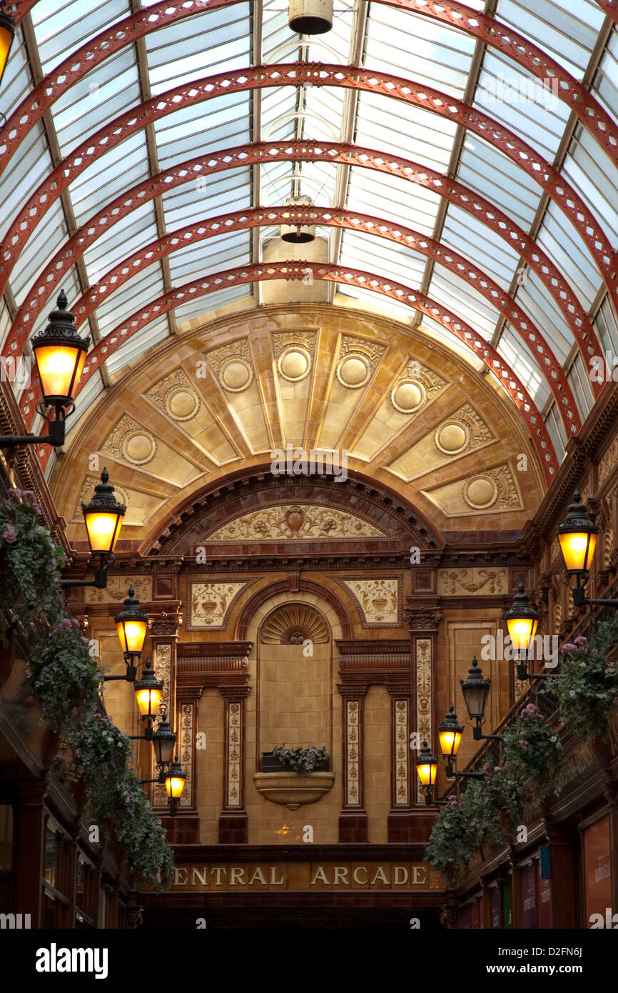 Arcade centrale, Newcastle upon Tyne Banque D'Images