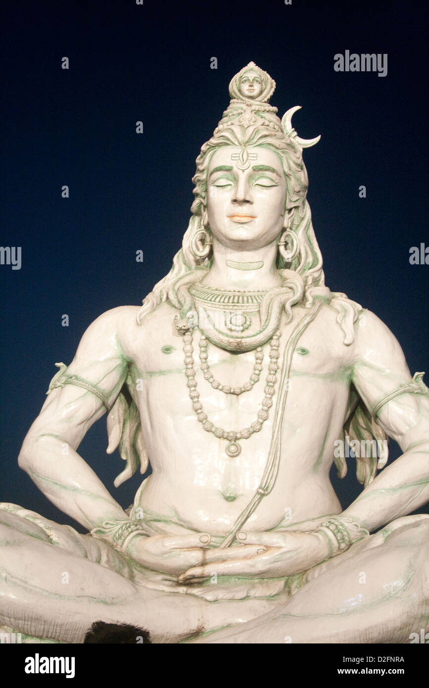Shiva sur Ganges. Banque D'Images