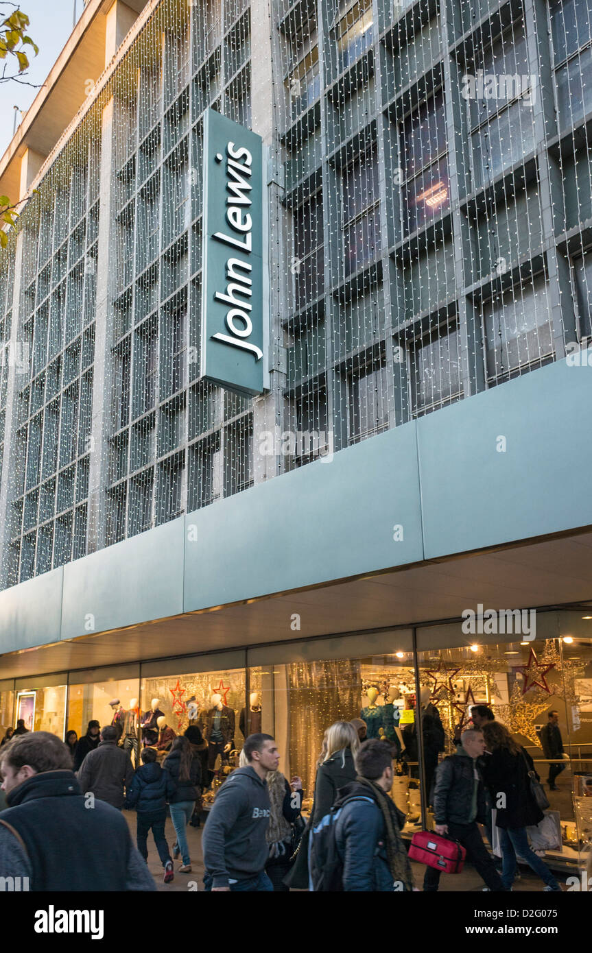 John Lewis department store, Oxford Street, London, UK Banque D'Images
