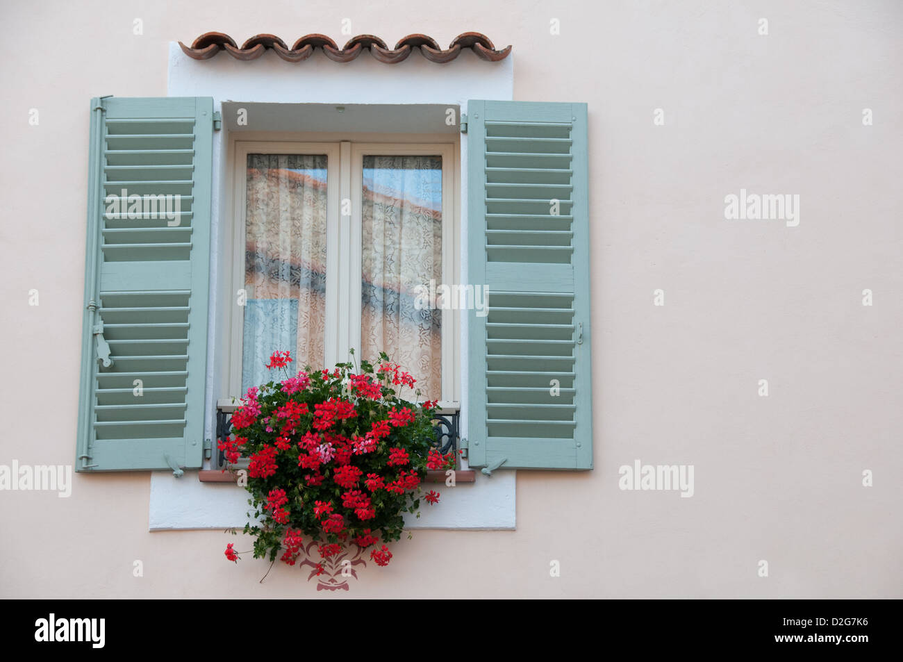 Fenêtre d'une maison Montauroux Provence France Banque D'Images