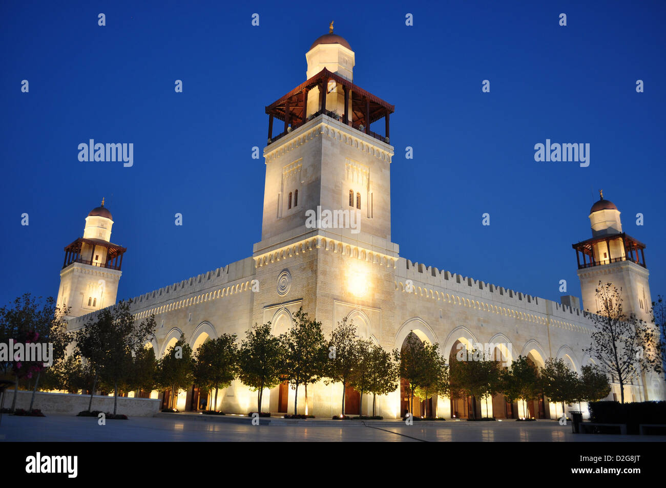Le Roi Hussein Bin Talal mosque,Jordanie Banque D'Images