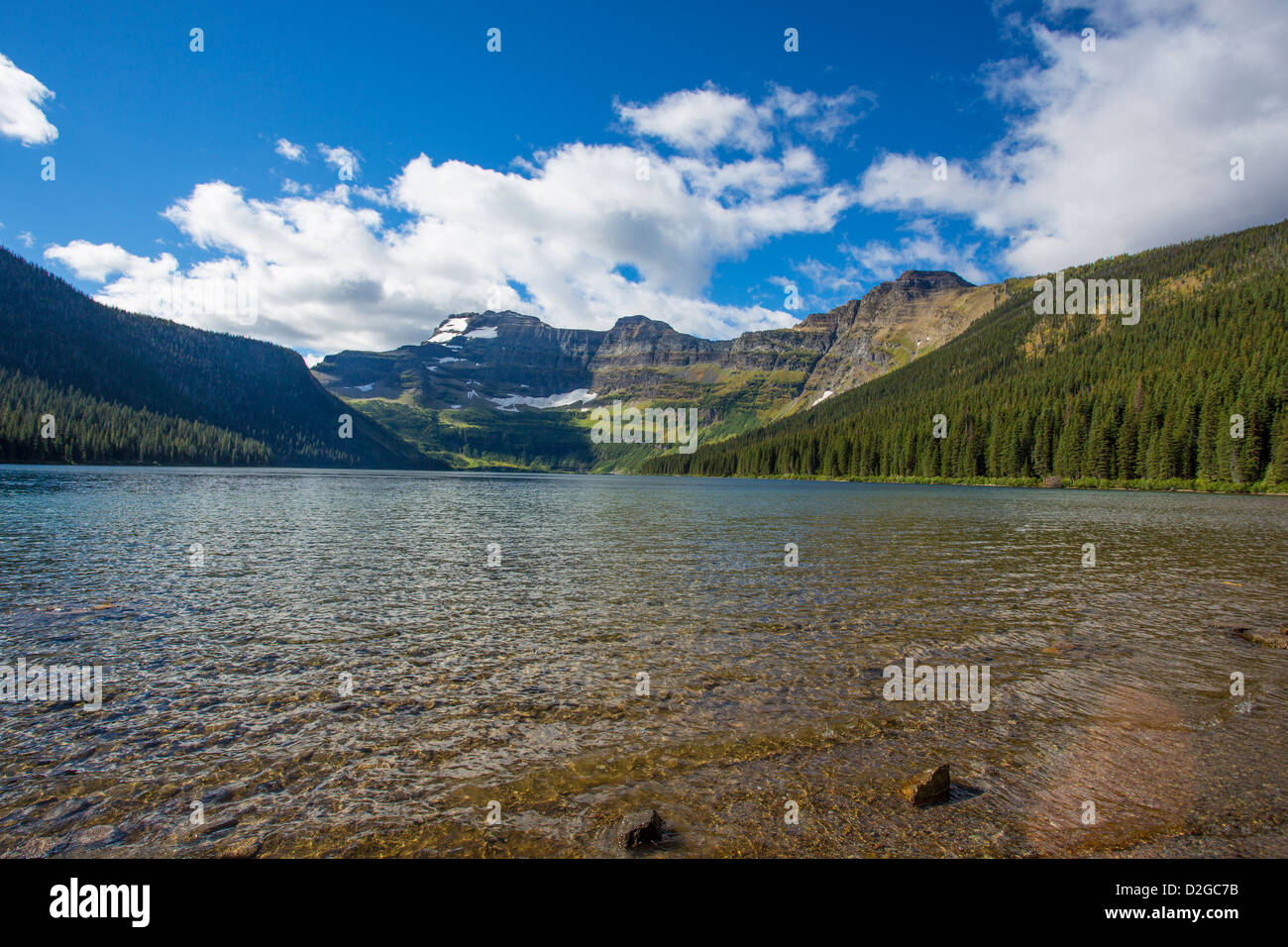 Cameron Lake dans le parc national des Lacs-Waterton en Alberta Canada Banque D'Images